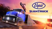 A Cliffhanger seen ramping a Vapid Slamtruck in an advertisement.