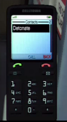 The mobile phone (Celltowa Cellphone) in the mission "Prologue".