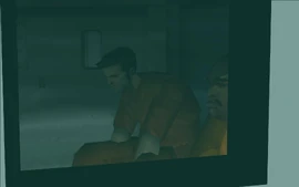 Claude survived the shot and is held in police custody. He is being taken to a penitentiary in Portland by a police convoy leaving police headquarters in Staunton Island, to begin serving his ten-year sentence.