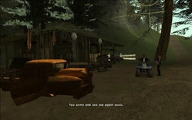 Catalina tells Carl to come again and see her soon, before walking back to her cabin.