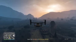 Land the Avenger at McKenzie Airfield.