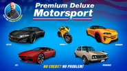 Premium Deluxe Motorsport stock.