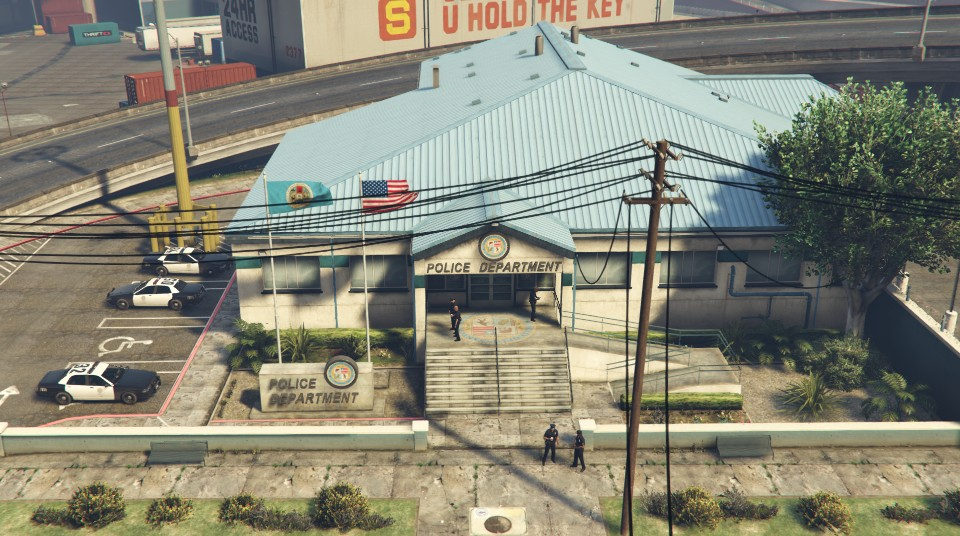 grand theft auto 5 police station