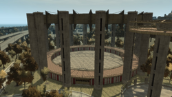 Main structure of the Pavillion Towers.