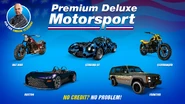 Premium Deluxe Motorsport stock.