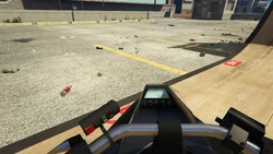 Driver's first-person view
