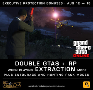 Double GTA$ & RP during Extraction.