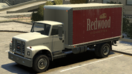 A Redwood Cigarettes Yankee in Grand Theft Auto IV. (Rear quarter view)