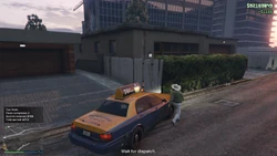 TaxiWork-GTAOe-WaitForDispatch.png (2.49 MB) Wait for dispatch for the next fare.