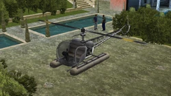 Sea Sparrow behind Vercetti Estate, after collecting 80 Hidden Packages