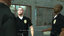 Tenpenny tells CJ to kill him.