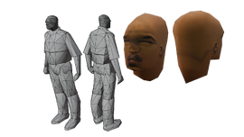 Leftover model of 8-Ball's old prisoner model "8ball.dff" found in the PlayStation 2 version.