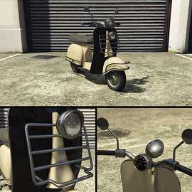 The Faggio Mod on Southern San Andreas Super Autos.