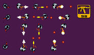 Sprites for the Assault Rifle in GTA Advance.