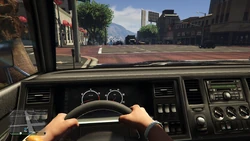 Driver's first-person view
