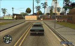 The quartet heading to Ballas territory to perform some drive-bys.