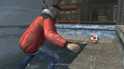 Luis is being shot at.