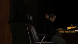 Carl Johnson arrives, but Toreno halts him for a moment.