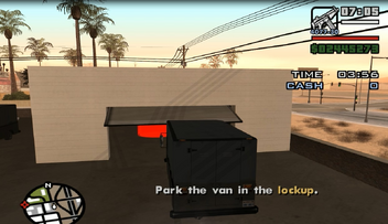 The lockup in Pilgrim, Las Venturas.