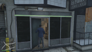 Storeroom on Clinton Avenue in Vinewood. (Interior of the storeroom.)