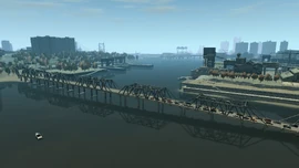 The Humboldt River from the Dukes Bay Bridge.