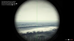 View through the periscope