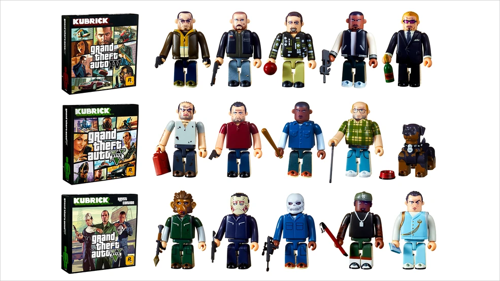 Grand Theft Auto estrenará nuevos set de figuras Kubrick el 14 de