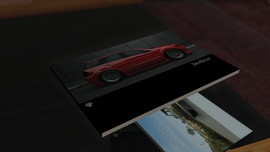 Benefactor Serrano booklet at Premium Deluxe Motorsport.