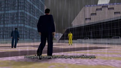 Kazuki challenges Toni to a sword fight.