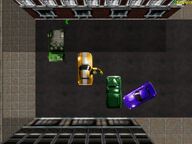 Finding the yellow Ferocious GTO with the explosives inside.