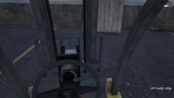 Driver's first-person view