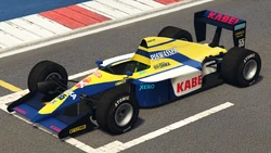 A PR4 with the Pißwasser Racing livery in Grand Theft Auto Online. (Rear quarter view)
