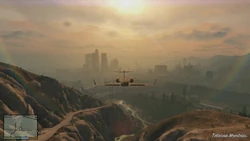 Shamal OverLos-Santos.GTAV