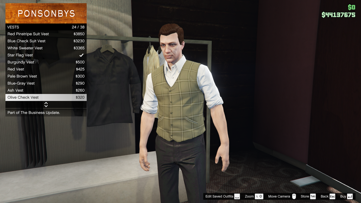 Burgundy Long Suit Female clothing in Grand Theft Auto V