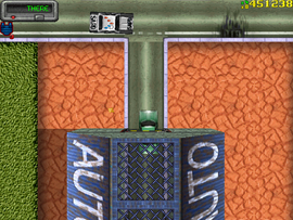 Respraying the car and losing the wanted level.