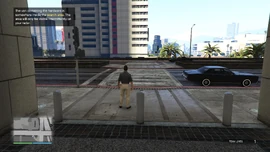 The van containing the hardware is somewhere inside the search area. The area will only be visible intermitently on your radar.