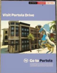 An advertisement for Portola Drive found at Burton Station in Rockford Plaza.