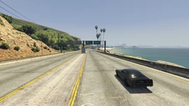 Continuing on the highway.