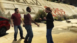 Trevor demands Lazlow takes his pants off.