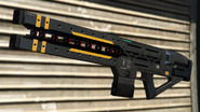 The Railgun in Grand Theft Auto Online with slightly enhanced textures.