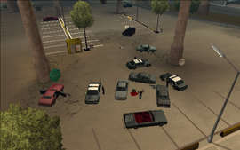 As Sweet is on all fours, slowly bleeding out, CJ is arrested by the LSPD.