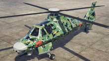 Akula-GTAOe-LiveryFront-TreesCamo