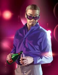 Game art of Tony Prince in The Ballad of Gay Tony.