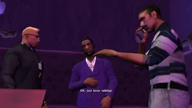 ...and tells him to stay on the line.