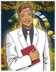 Alternate artwork of Pastor Richards.