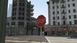 A Stop Sign in GTA V.