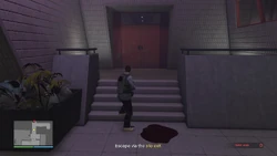 Escape via the silo exit