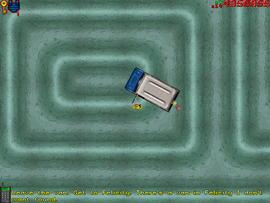 Parking in the designated spot. Deever tells the protagonist to get rid of a TV Van parked in Felicity.