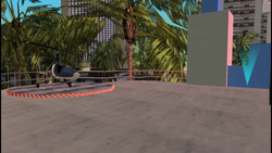 The roof of the hotel, where the helicopter can be purchased.