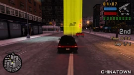 Racing throgh Trenton.